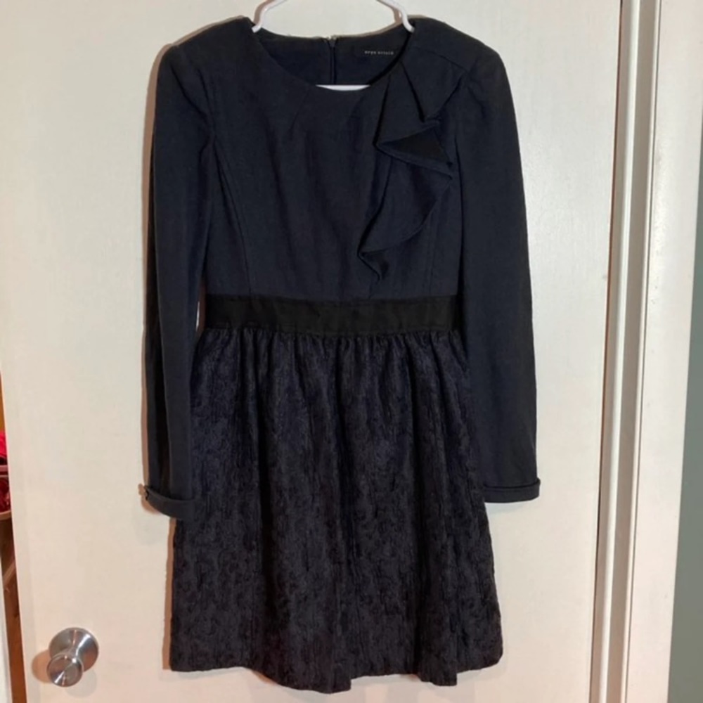 Eryn Brinie wool blend dress